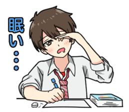 Everyday sticker of high school students sticker #4875266