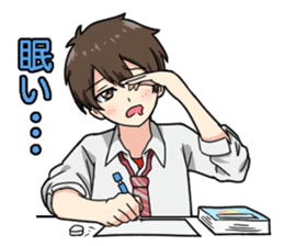 Everyday sticker of high school students sticker #4875266