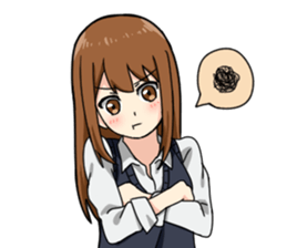 Everyday sticker of high school students sticker #4875281