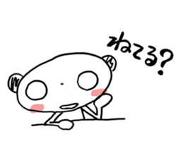 Costume panda sticker #4875375