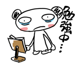 Costume panda sticker #4875383