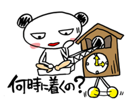 Costume panda sticker #4875386