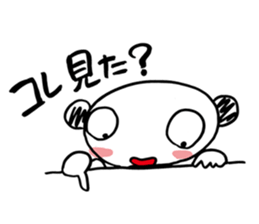 Costume panda sticker #4875389