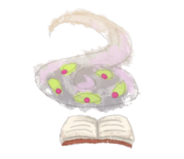 Smoke&Little girl sticker #4875411