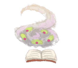 Smoke&Little girl sticker #4875411