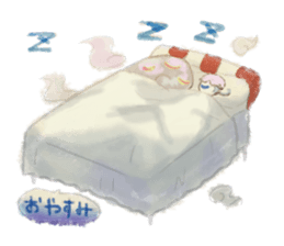 Smoke&Little girl sticker #4875429