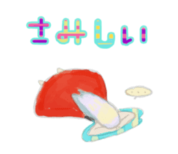 Smoke&Little girl sticker #4875441