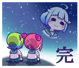 space girls sticker #4876207
