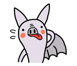 The Bat-kun from Japan sticker #4876257