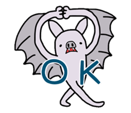 The Bat-kun from Japan sticker #4876262