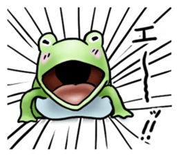 Sticker of the frog. sticker #4876305