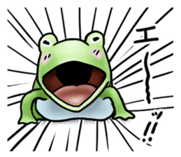 Sticker of the frog. sticker #4876305
