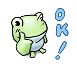 Sticker of the frog. sticker #4876309