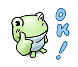 Sticker of the frog. sticker #4876309