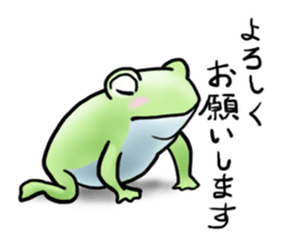 Sticker of the frog. sticker #4876310