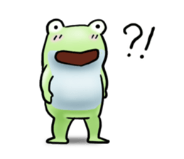 Sticker of the frog. sticker #4876322