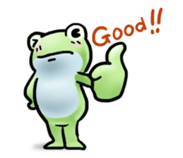 Sticker of the frog. sticker #4876324