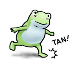 Sticker of the frog. sticker #4876326