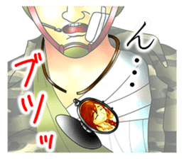 Please fold my flag! sticker #4876632