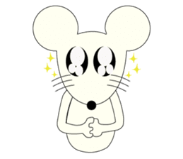 Bad Mouse Mr. White. sticker #4876928
