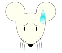 Bad Mouse Mr. White. sticker #4876929