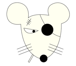 Bad Mouse Mr. White. sticker #4876930