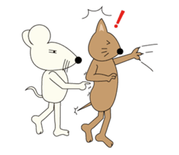 Bad Mouse Mr. White. sticker #4876933