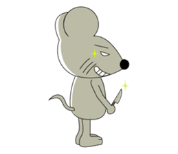 Bad Mouse Mr. White. sticker #4876945