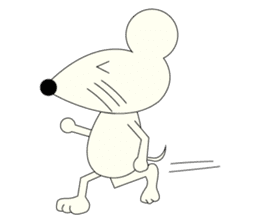 Bad Mouse Mr. White. sticker #4876954