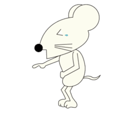 Bad Mouse Mr. White. sticker #4876955
