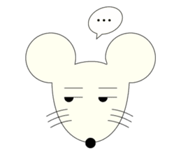 Bad Mouse Mr. White. sticker #4876956