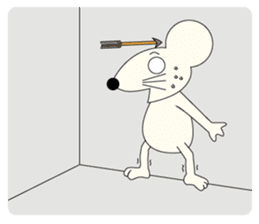 Bad Mouse Mr. White. sticker #4876959