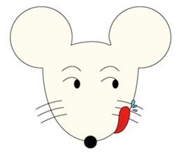 Bad Mouse Mr. White. sticker #4876960