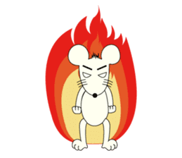 Bad Mouse Mr. White. sticker #4876961