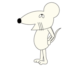Bad Mouse Mr. White. sticker #4876962