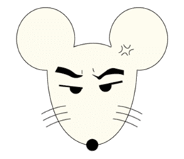 Bad Mouse Mr. White. sticker #4876963