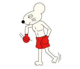 Bad Mouse Mr. White. sticker #4876964