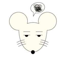 Bad Mouse Mr. White. sticker #4876966
