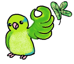 Pacific Parrotlet Stickers sticker #4877512