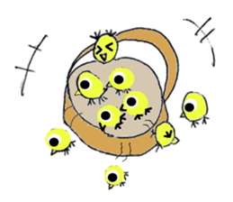 lovely cute pig going out with bag sticker #4878016