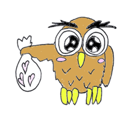 lovely cute pig going out with bag sticker #4878026