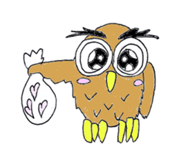 lovely cute pig going out with bag sticker #4878026