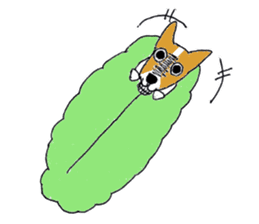 lovely cute pig going out with bag sticker #4878029