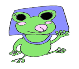 lovely cute pig going out with bag sticker #4878030