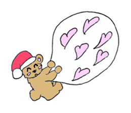 lovely cute pig going out with bag sticker #4878038