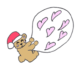 lovely cute pig going out with bag sticker #4878038