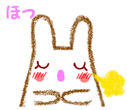 I sticker a rabbit pleasantly sticker #4878102