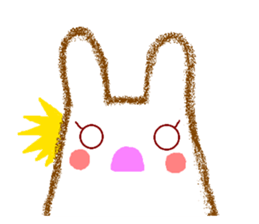 I sticker a rabbit pleasantly sticker #4878103