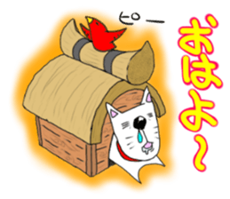 kawaii snotty-nosed child dog sticker #4878220