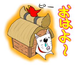 kawaii snotty-nosed child dog sticker #4878220